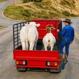 Animal Transport Farm Game 3D simgesi